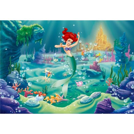 Papier peint XXL intisse Ariel La Petite Sirène Princesse Disney 360X270 CM (1/5)