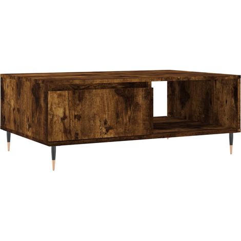 Maison Exclusive - Couchtisch Räuchereiche 90x60x35 cm Holzwerkst