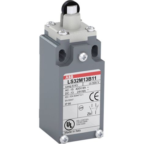 [GEBRAUCHT] B-Ware ABB Positionsschalter Endschalter LS32M13B11 Kuppenstößel Metall Sprungkontakt (1/2)