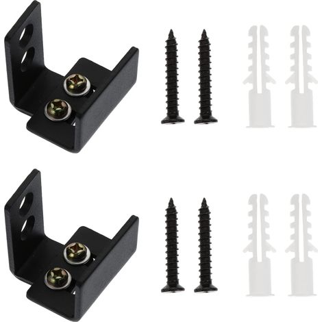2 pièces guide de sol pour porte de grange coulissante (1/5)
