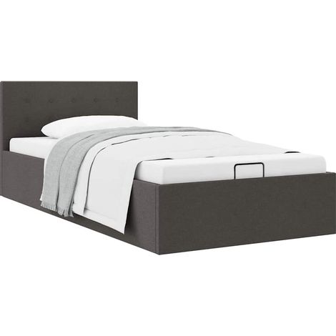 Maison Exclusive - Cama canapé hidráulica almacenaje tela gris os (1/5)