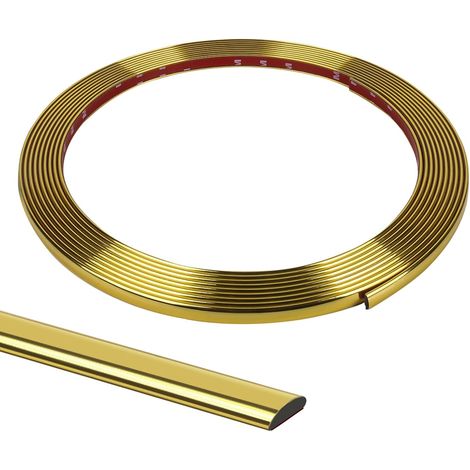 Bande adhésive souple pour carrelage mural - bord miroir - largeur 8 mm - longueur 3 mètres - bande de chant autocollante - 8 mm (1/3)
