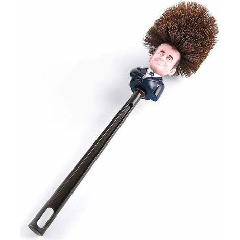 Macron Soft Bristles Toilet Brush for Deep Cleaning Bathroom, Plastic, Brush, 36.8cm/14.17 x 3.14inch (1/5)