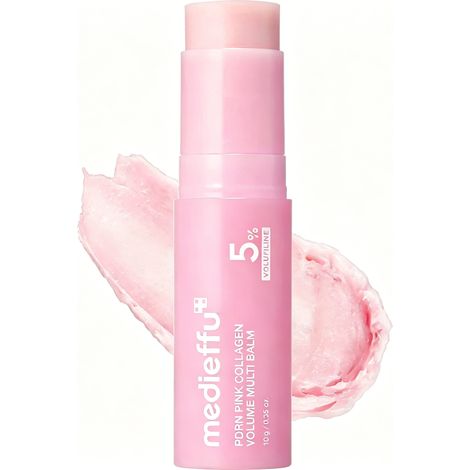 Medicube PDRN Multi-Effekt Aufpolsternder Lippenbalsam mit rosa Kollagen - Lippenbalsam für Gesicht und Körper  Volufiline, PDRN, NAD, Kollagen - Geeignet für die Augenpartie, den Hals, die Stirn und 