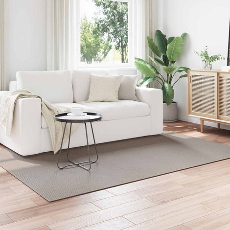 vidaXL Tappeti per area LUGO Crema e Taupe 230 x 160 cm
