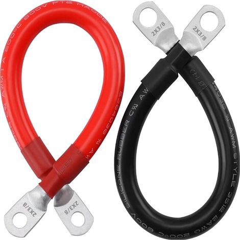 Batteriekabel 33mm² mit Ringösen M8 für Wechselrichter und Stromversorgung (1/5)