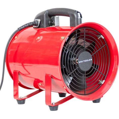 Mw Tools – Ventilateur extracteur mobile 250 W – Ø200 mm – Haut débit silencieux pour espaces confinés – MV200