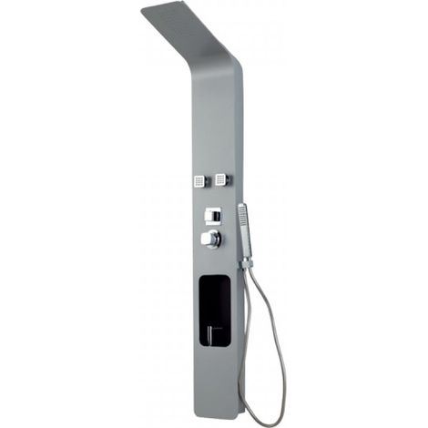 Colonna doccia Loira in alluminio multiaccessoriata idromassaggio