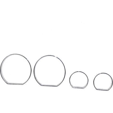 Chrom-Zierring für Instrumententafel, Armaturenbrett, Zifferblattringe, Tachometerrahmen, Ersatzteil für B