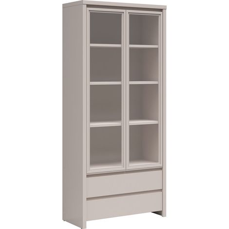 Vaisselier 2 portes 2 tiroirs Soren Cachemire (1/3)