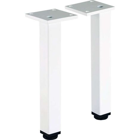 Geberit Selnova Square - Pieds de meubles, 2x, blanc 501.423.01.1 (1/3)