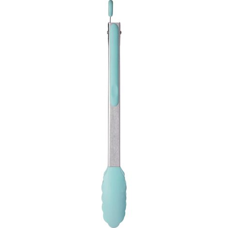 Interiors By Premier Pastel Green Silicone Kitchen Tongs,Stainless Steel Tong With Silicone Grips,Dishwasher Safe Handlers (1/3)