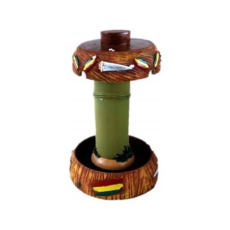 Rasta Palmen Aschenbecher mit drei Griffen