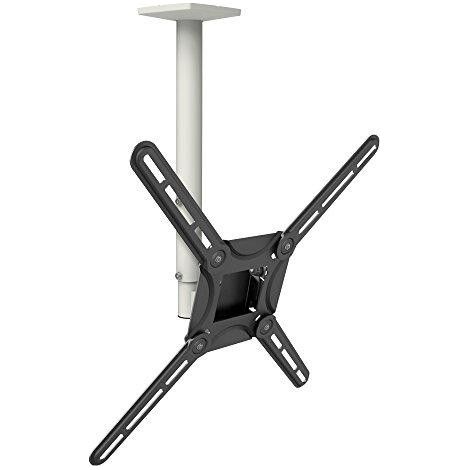Barkan 3500 Support TV pour plafond conçu pour TV incurvées 73,7 cm (29") - 165,1 cm (65") extensible, inclinable + pivotant Q136082 (1/4)