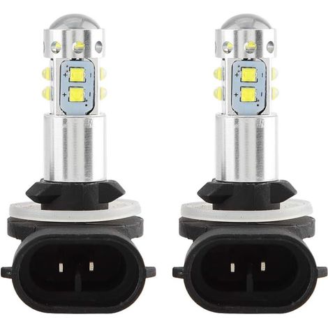 2pcs Ampoule Led Cob 50w 12v Pour Phare Antibrouillard Auto Plug And Play Compatible Accent (1/5)
