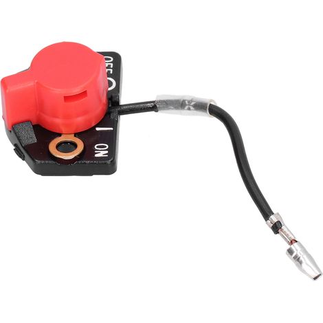 EY20 Flammenausschalter, Motorstoppschalter-Zubehör für EY20 Dieselmotor, schwarz und rot (1/5)