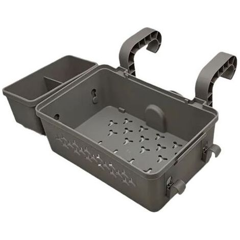 Panier de rangement pour piscines hors sol, accessoires de piscine hors sol, panier de rangement pour piscine avec porte-gobelet de piscine (1/5)