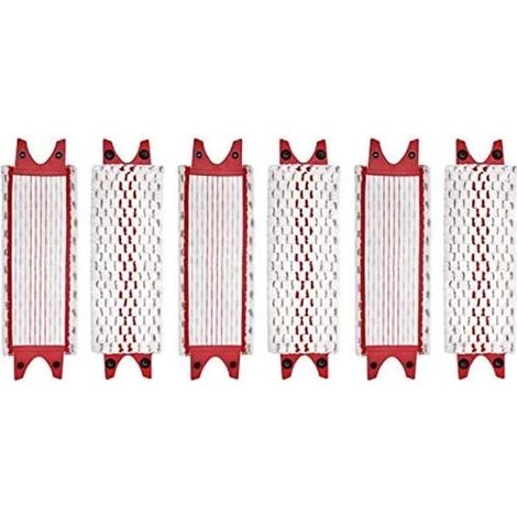 HOXILEELEO - Lot de 6 serpillères de rechange en microfibre pour serpillère Vileda Ultramax-Lavable en machine-Facilité de remplacement (1/5)