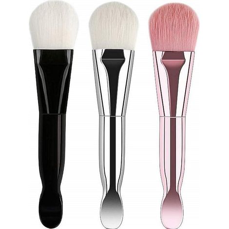 3 paquets de brosses à double extrémité en silicone et fibre de laine douce