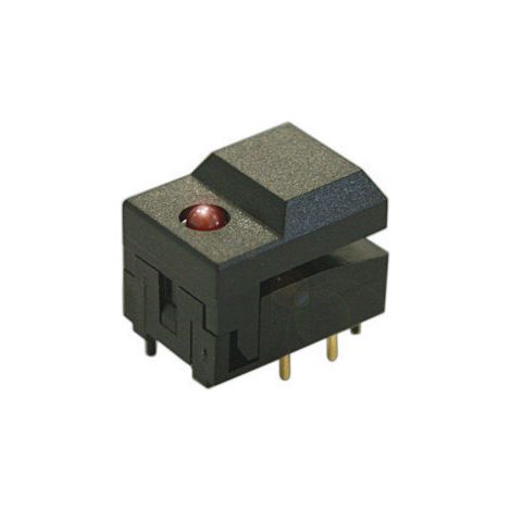 Einpoliger Zwei-Wege-Taster (SPDT) Elektro DH. Mit roter LED 11.511/A/S/N 8430552130573