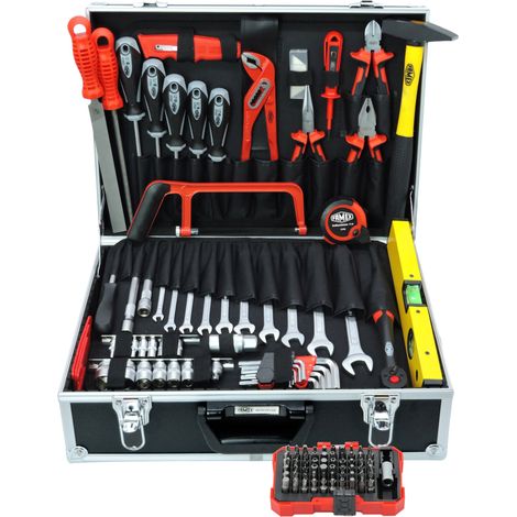 FAMEX 745-47 Mallette à outils avec set d'outils de haute qualité, caisse à outils, boîte à outils (1/5)