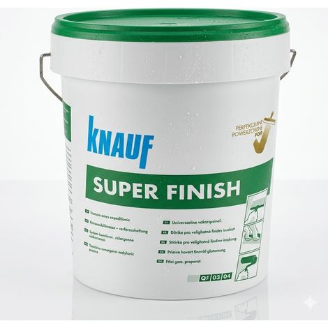 Stucco Pasta Super Finish Knauf Vinilico Bianco 6 kg