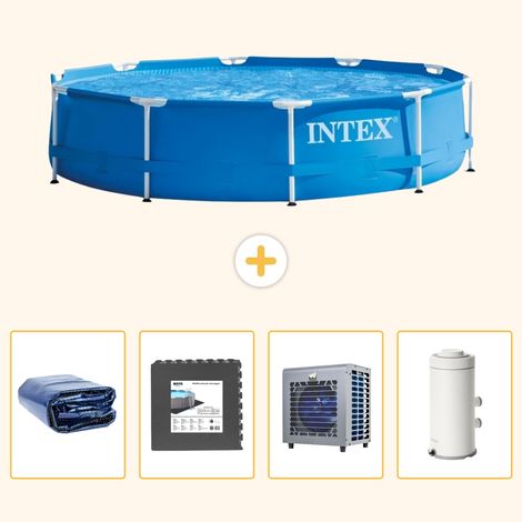 Intex Piscine Tubulaire Ronde - 366x76 cm - 5-pièces S16 (1/5)