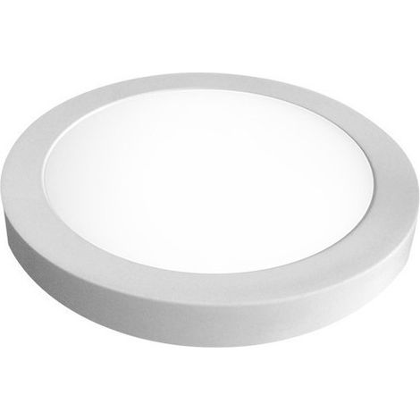 Blanc Chaud - Plafonnier LED Rond - 18 W - ø 225 mm - IP 44 - Ecolife Lighting®