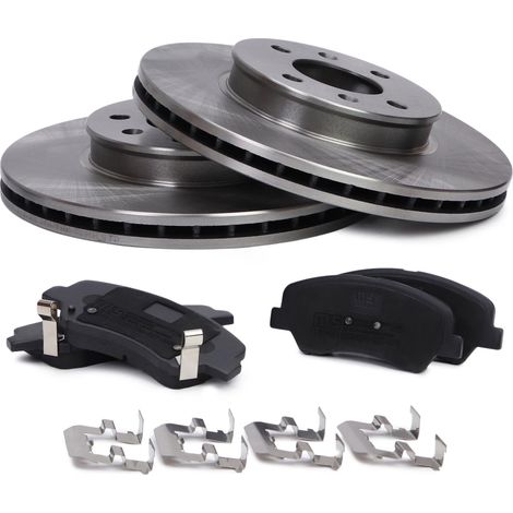 SET DISCHI E PASTIGLIE FRENO ANTERIORI KIA RIO III, HYUNDAI ACCENT IV (1/5)