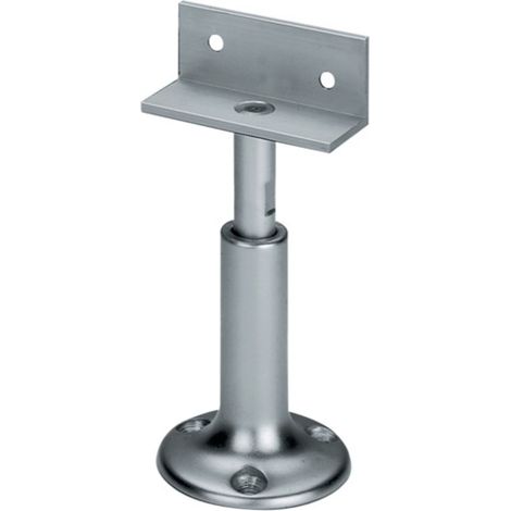 DENI Soporte para tabique B.60mm H.100-120mm Alu.F1/color natural regulable en altura - 5247 0120 01 (1/3)
