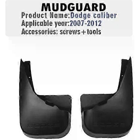 Bavettes garde-boue arrière de haute qualité pour Dodge Caliber 2007-2012 (2 pièces) (1/5)