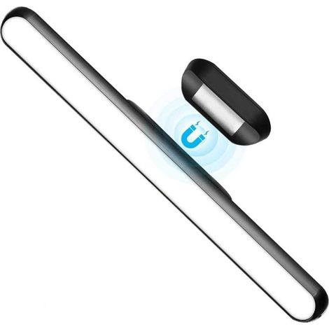 Nachtlicht für Kleiderschrank, Touch-Bedienung, dimmbar, 3 W magnetische Spiegelleuchte, überall anbringbar, USB-aufladbare Leselampe, Lampe für Kosmetikspiegel, Badezimmer, Schrank, Regal, Kleidersch (1/5)