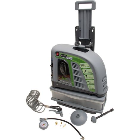 Compresseur AIR JET sans réservoir 8 bar 1100 W + acc - set complet