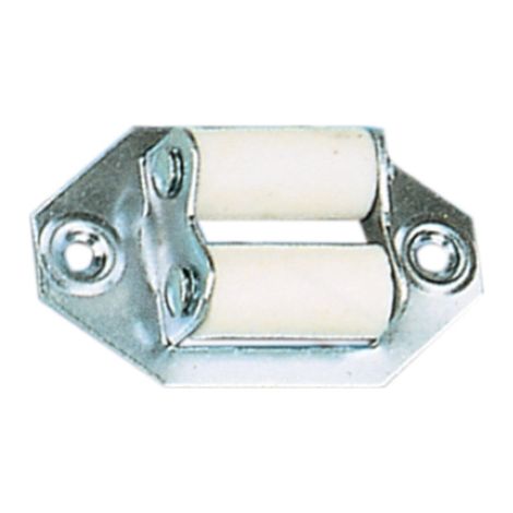 SC GUIDACINGHIA FERRO ORIZZONT C/RULLINI PLASTICA Q.TA 5