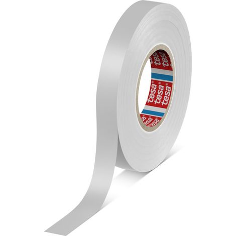 Ruban isolant Tesa Premium Soft en PVC Argent 33m x 15mm x 0.126mm ( Prix pour 1 )