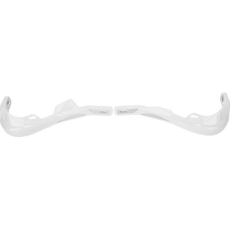 Lot de 2 protège-mains de moto (22 mm et 28 mm) - Réduction de la résistance au vent - Compatible SUZUKI (blanc) (1/5)