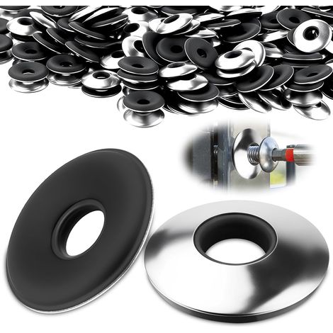60 Pièces EPDM Rondelles D'étanchéité M5,5x16 mm Rondelle Neoprene Acier Inoxydable Caoutchouc Rondelles Metal pour Vis Toiture Vis Autoforeuse (1/5)