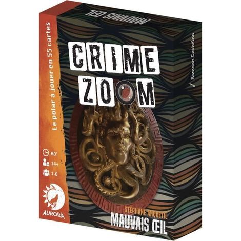 Crime Zoom : Evil Eye - Asmodee - Jeu d'enquête - 14 ans et plus - Durée : 30 minutes à 1 heure (1/4)