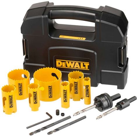 DEWALT DT90354-QZ - Juego de 11 piezas de coronas bi-metal EXTREME