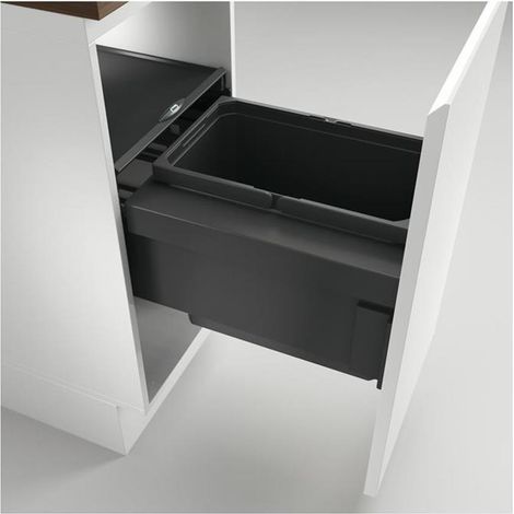 Naber Cox® Base 360 S/400-1, Abfallsammler für Frontauszüge, anthrazit (1/2)
