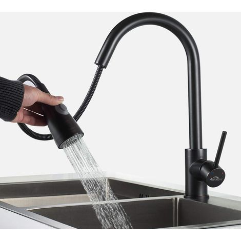 10x Escobillero Baño de pared con tapa Escobilla WC de Acero Inoxidable Cepillado, A prueba de salpicaduras, Antiolor, Con cepillo de limpieza de 360º (1/5)
