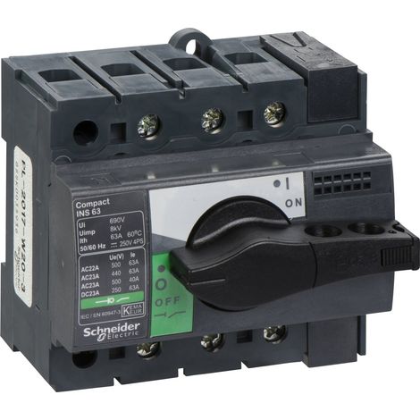 Interruttore / sezionatore Compact INS63 - 63 A - 3 poli - 28902