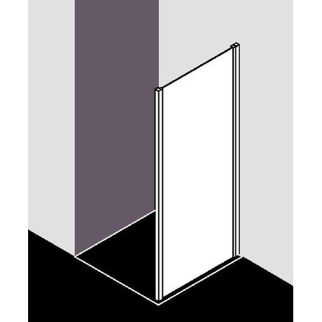 Kermi Liga Seitenwand TWD 07520 BV 725-750/2000 silber mattgl. ESG klar