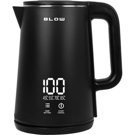 Hervidor de agua blow negro con pantalla, 2200 w, bk-18pb