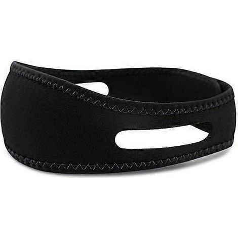 Bandeau anti-ronflement - Mentonnière anti-ronflement noire (1/5)