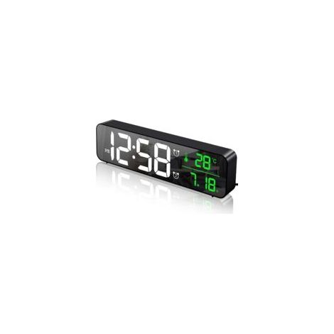 Sveglia digitale, orologio da parete, sveglia mattutina, M-Crezuo digitale LED