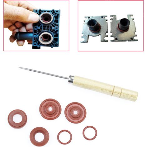 Repair kit for Audi A6LC6 car heater water valve, cold air solenoid valve switch, and sealing ring parts. (1/4)