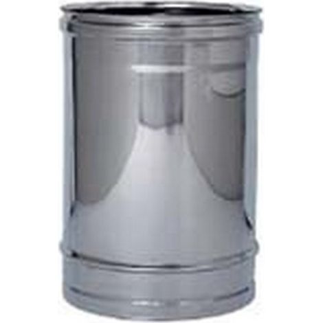 Tubo Acciaio Inox Aisi 304 Monoparete Spessore - mm.0,5 - Lunghezza: mm 500 - Diametro: Ø mm 180