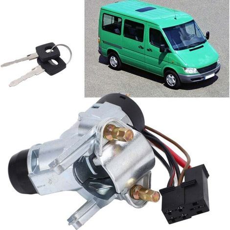 Commutateur d'allumage avec 2 clés 000 545 81 08 Remplacement pour MERCEDESBENZ SPRINTER (1/4)