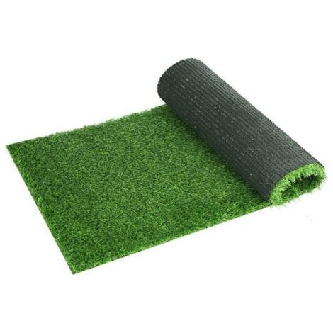 Herbe Artificielle pour Chiens Faux Herbe pour Chiots Potty Training Réaliste Intérieur Et Extérieur Gazon Artificiel avec Coussinet en Caoutchouc Antidérapant (2 x 0.5 m) (1/4)